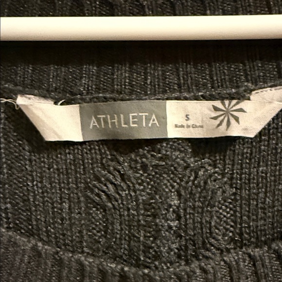 Athleta Charcoal Gray Sweater Dress Small - Picture 2 of 10